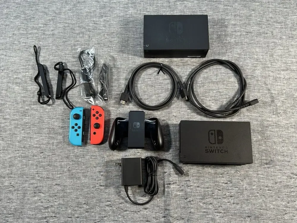 Nintendo Switch Joy-Con Remote Charging Dock Power Supply Lot Not Tested